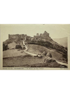 Carte postale – Rochemaure – Ruines du vieux château – Ardèche