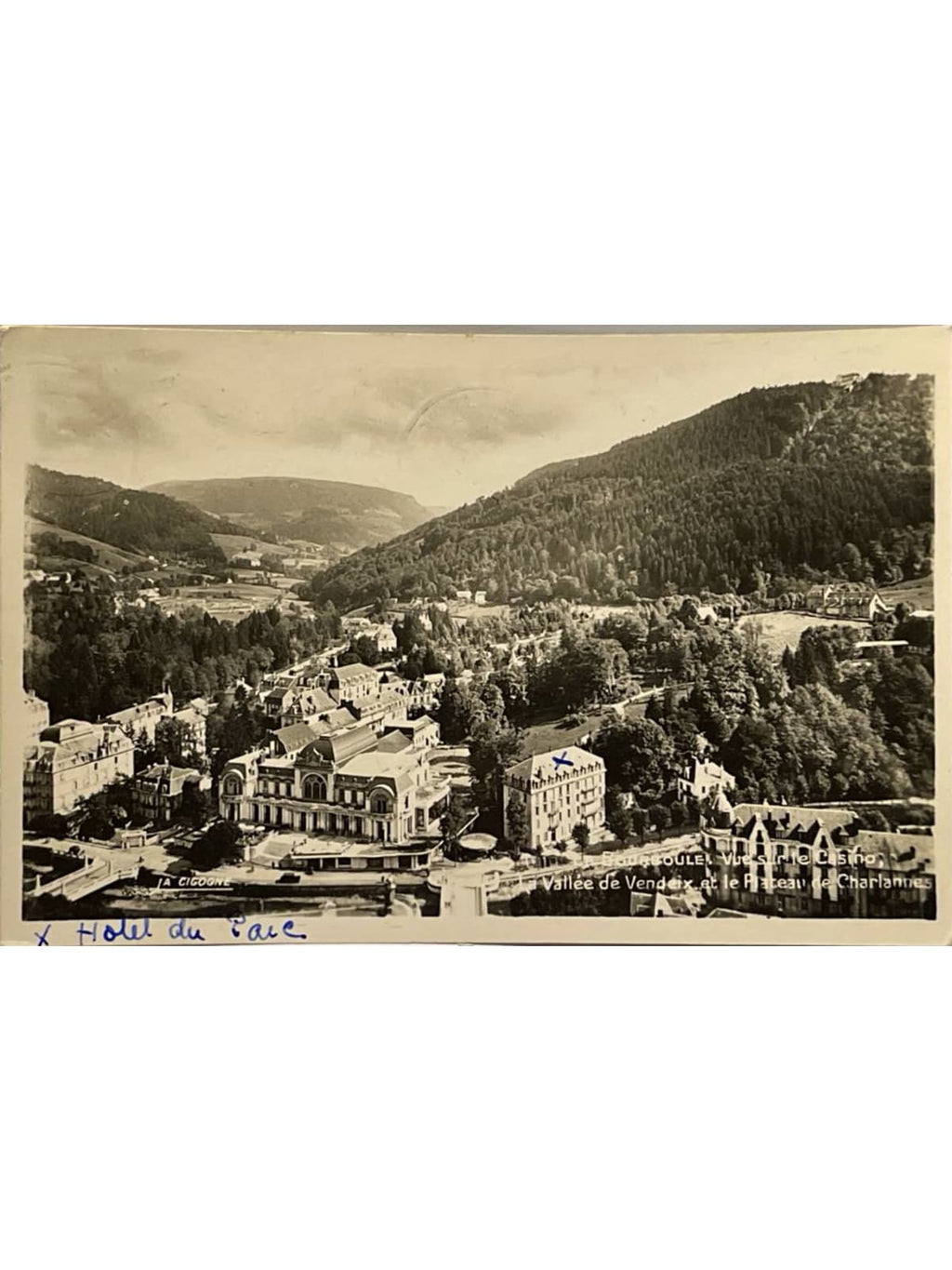 Recto de la carte postale