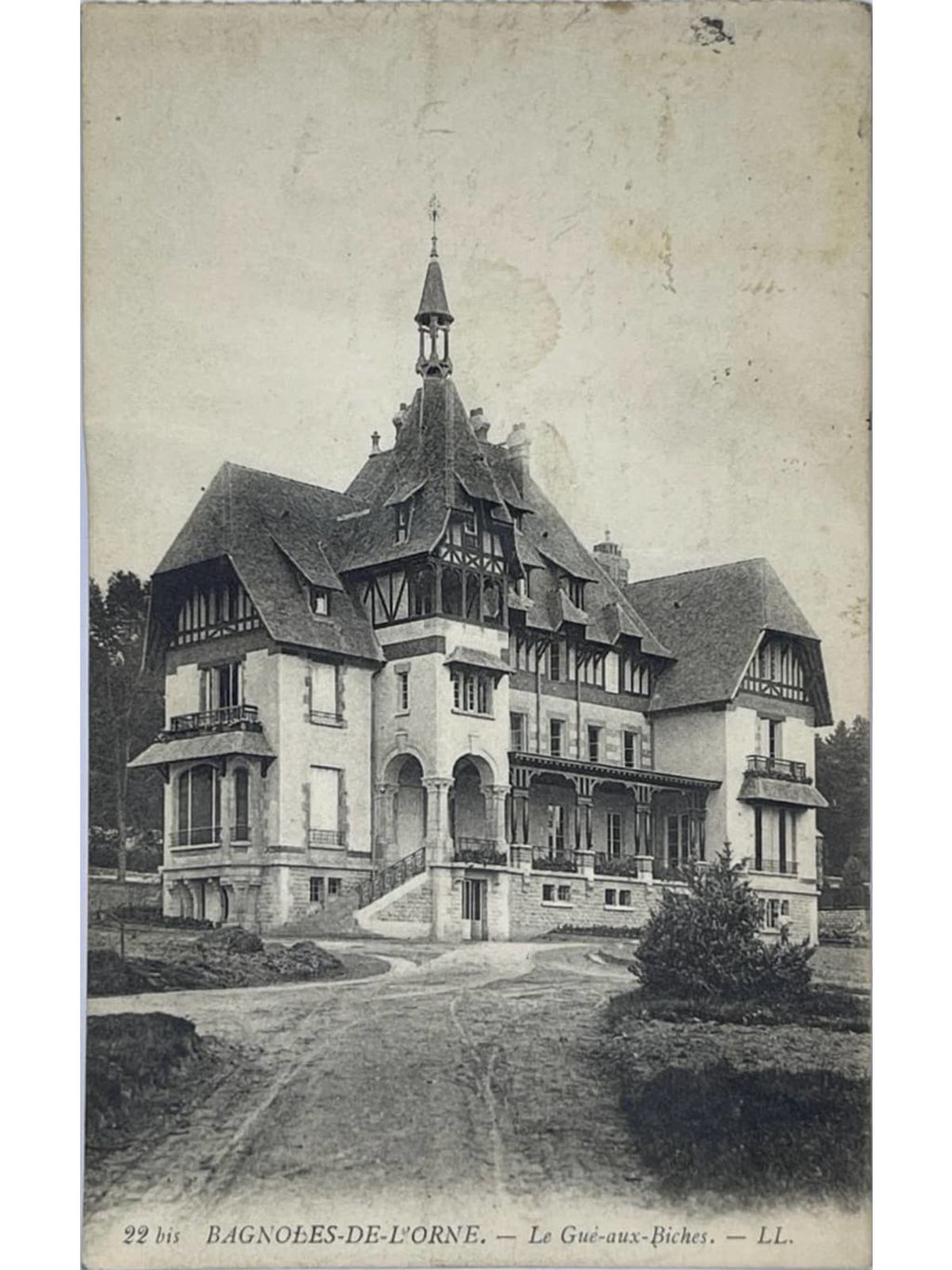 Recto de la carte postale