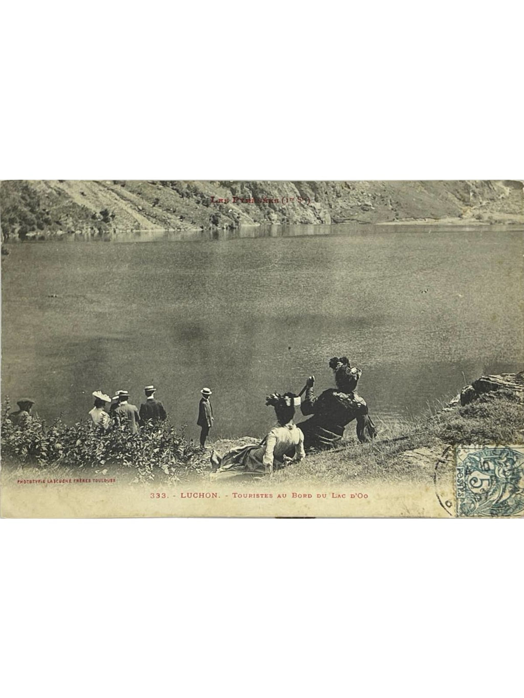 Recto de la carte postale