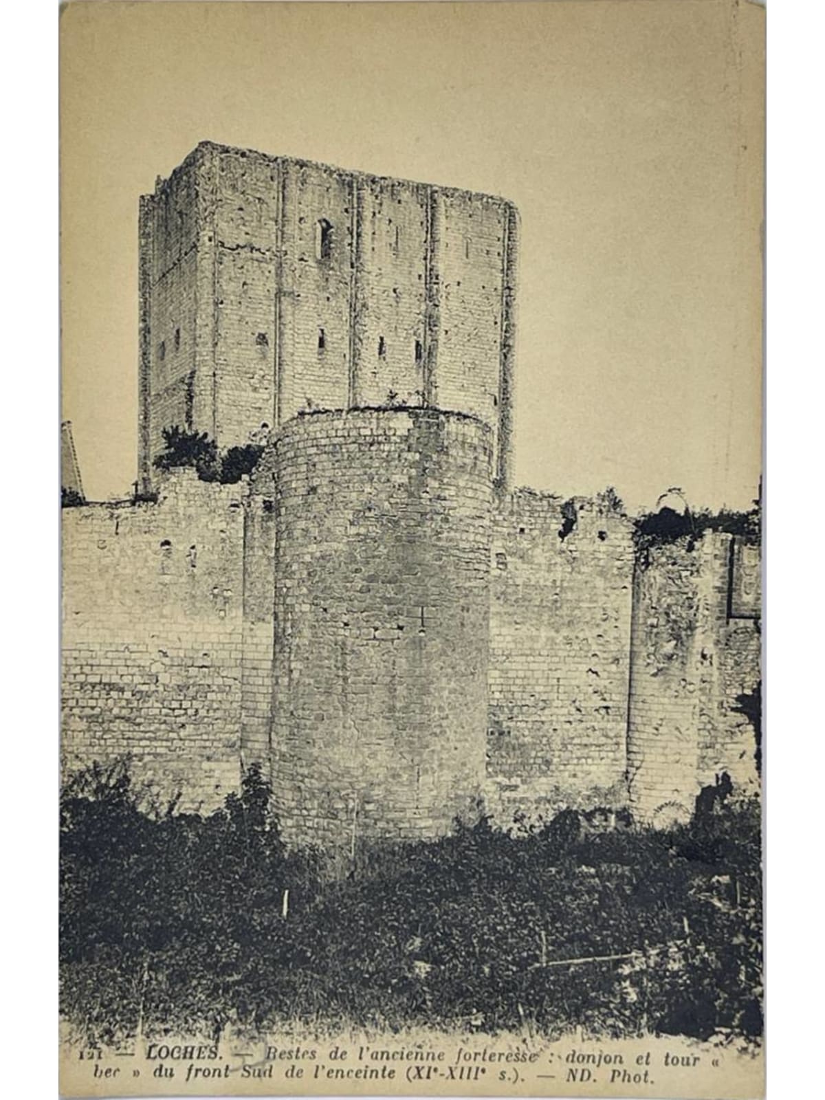 Recto de la carte postale