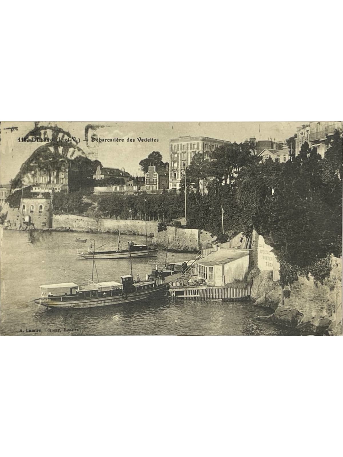 Recto de la carte postale
