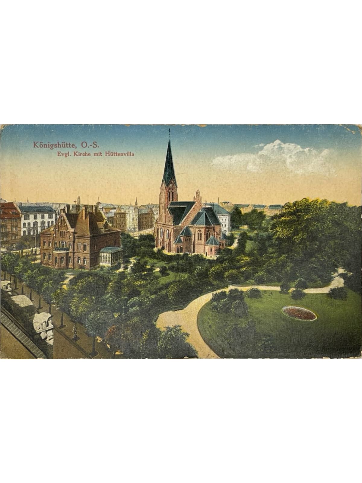 Recto de la carte postale