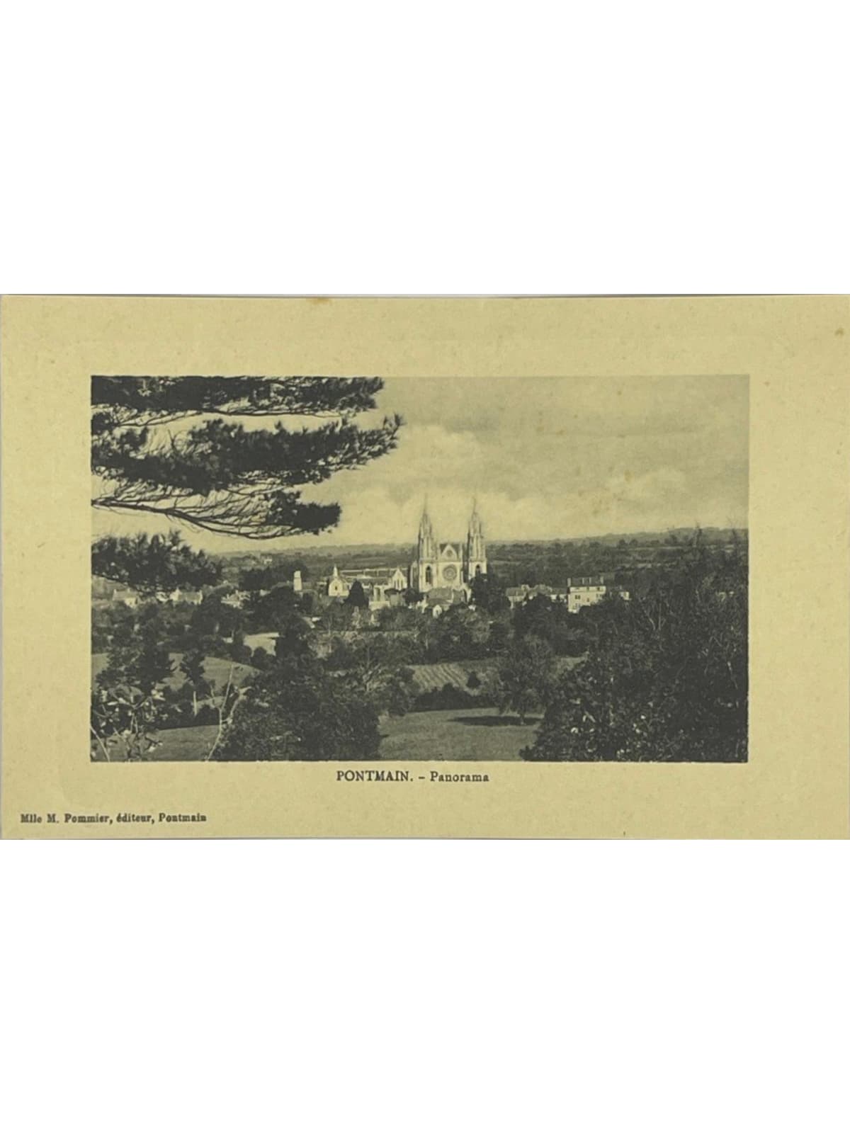 Recto de la carte postale