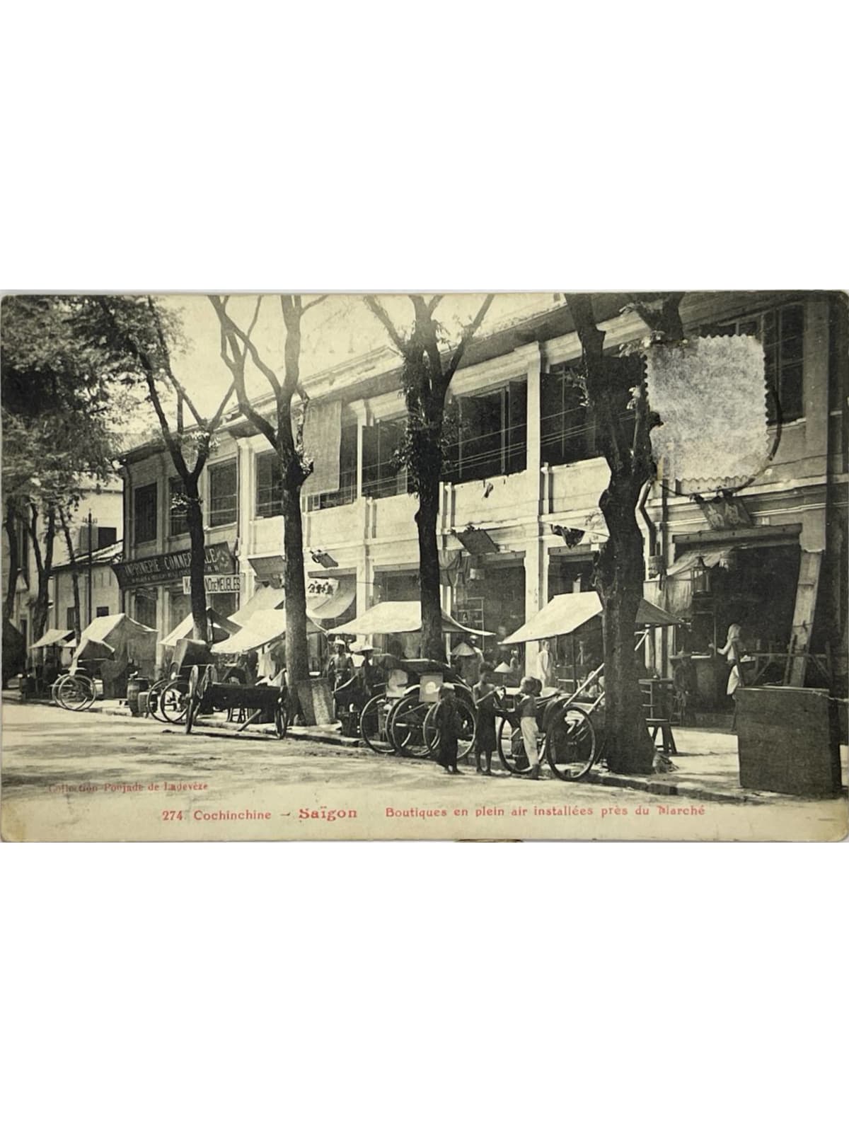 Recto de la carte postale