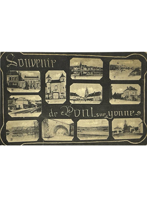 Pont-sur-Yonne (89) – Souvenir multivues – CPA