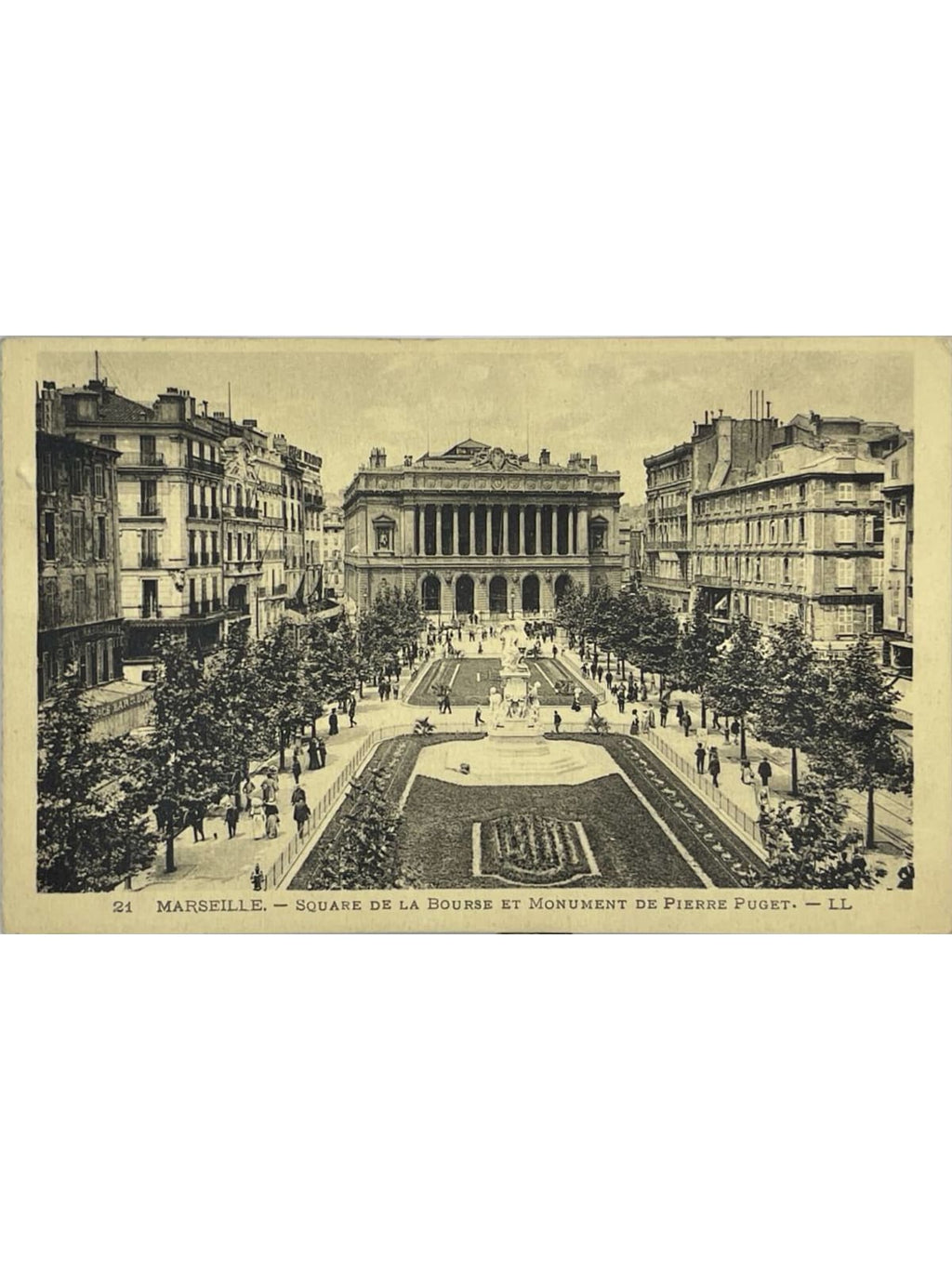 Recto de la carte postale