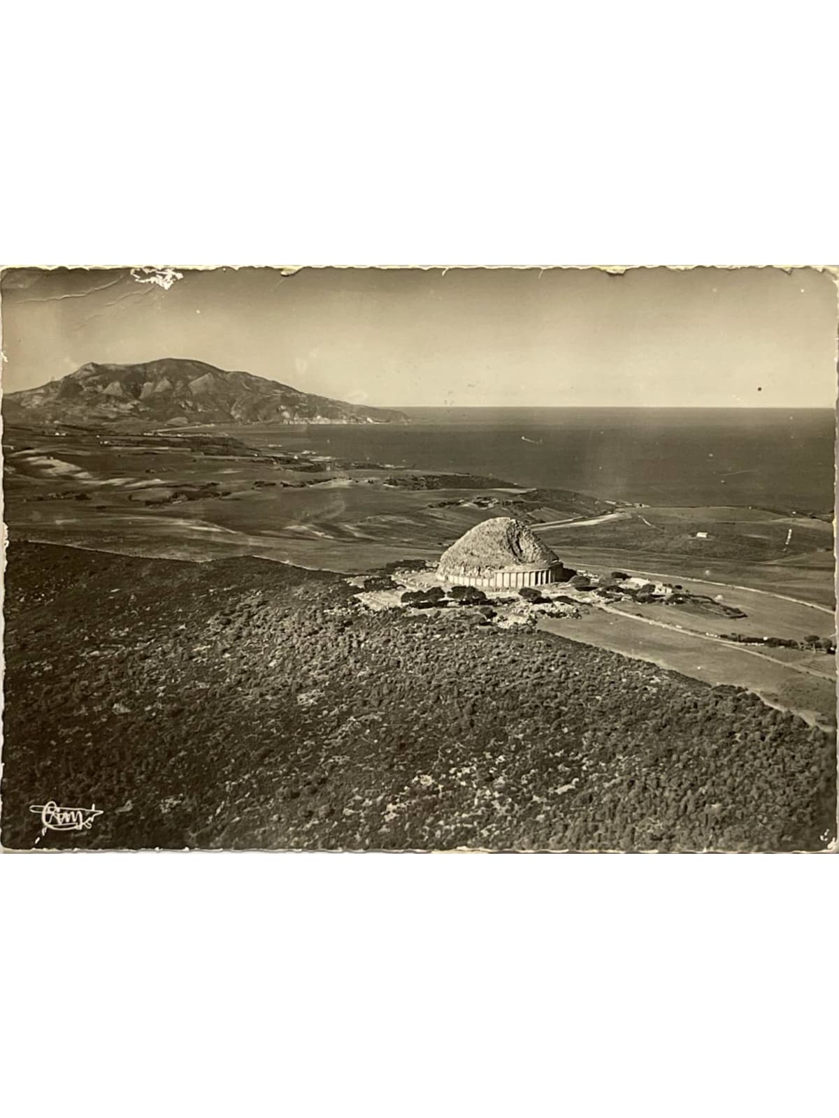 Recto de la carte postale