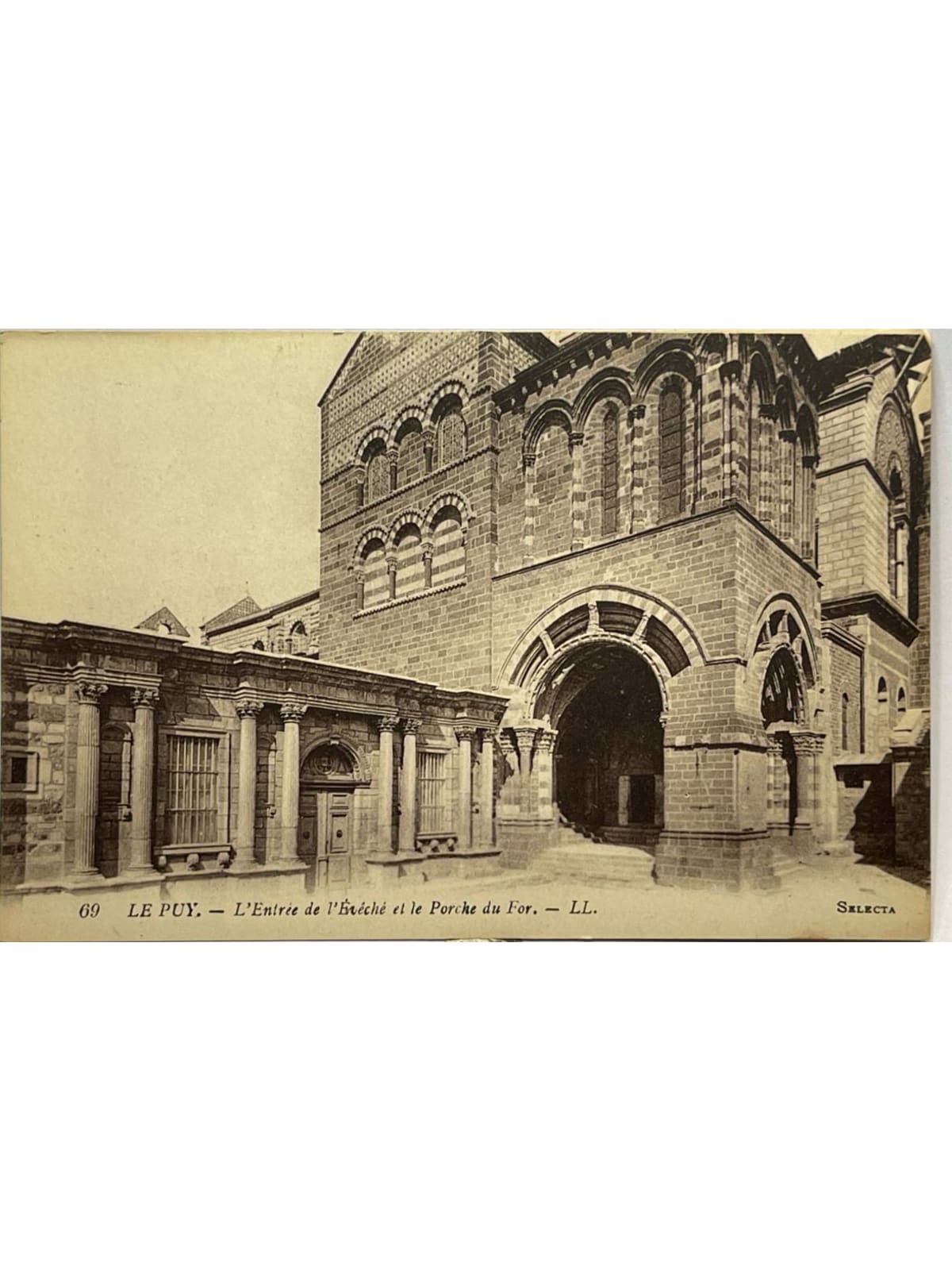 Recto de la carte postale