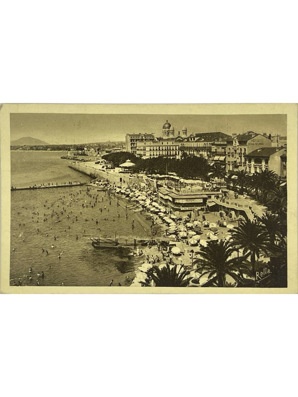 Recto de la carte postale