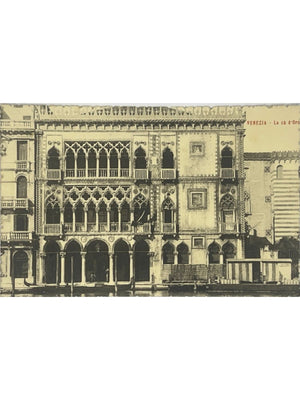 Venise – La Ca' d'Oro, façade gothique – CPA ancienne