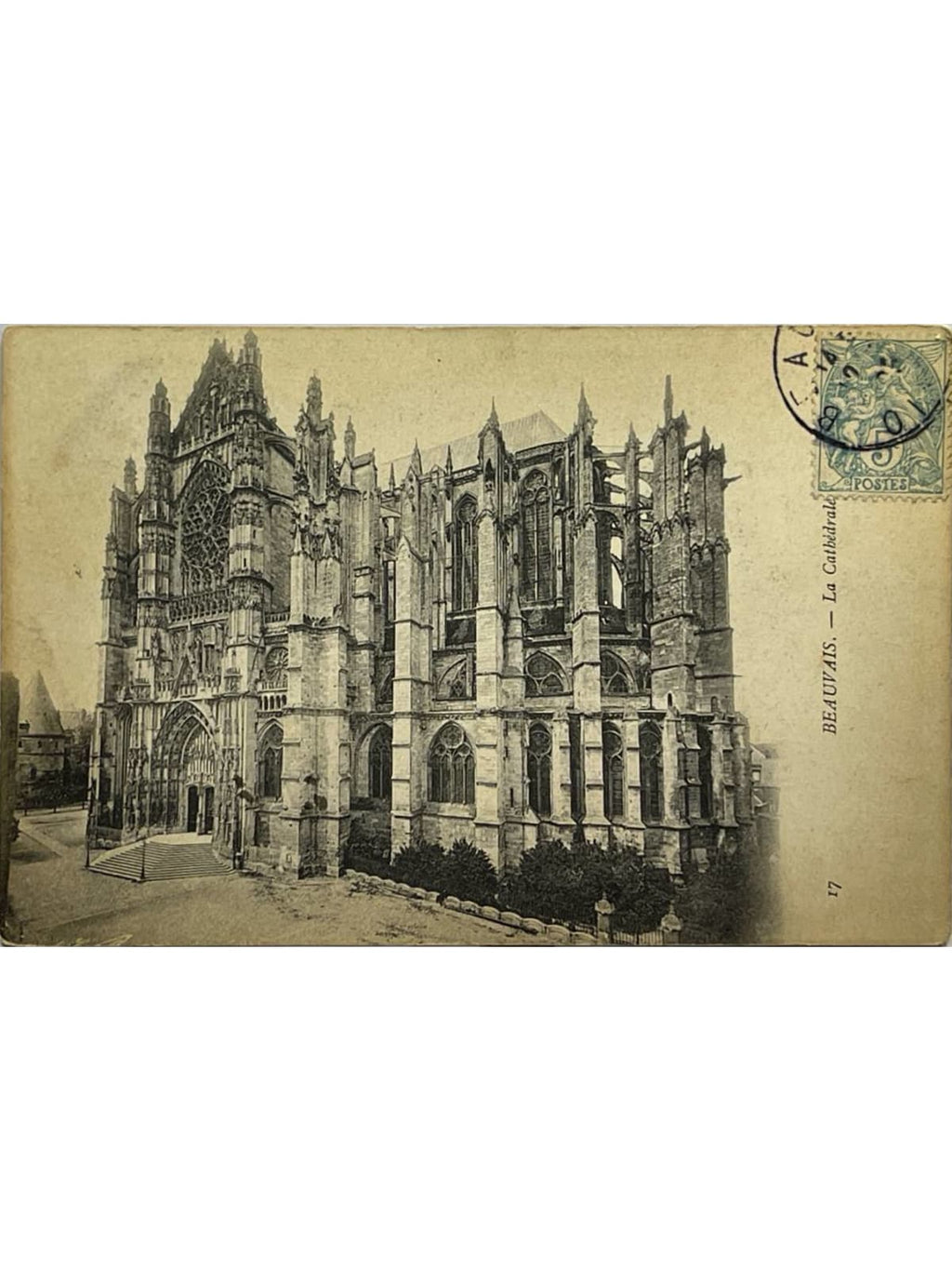 Recto de la carte postale