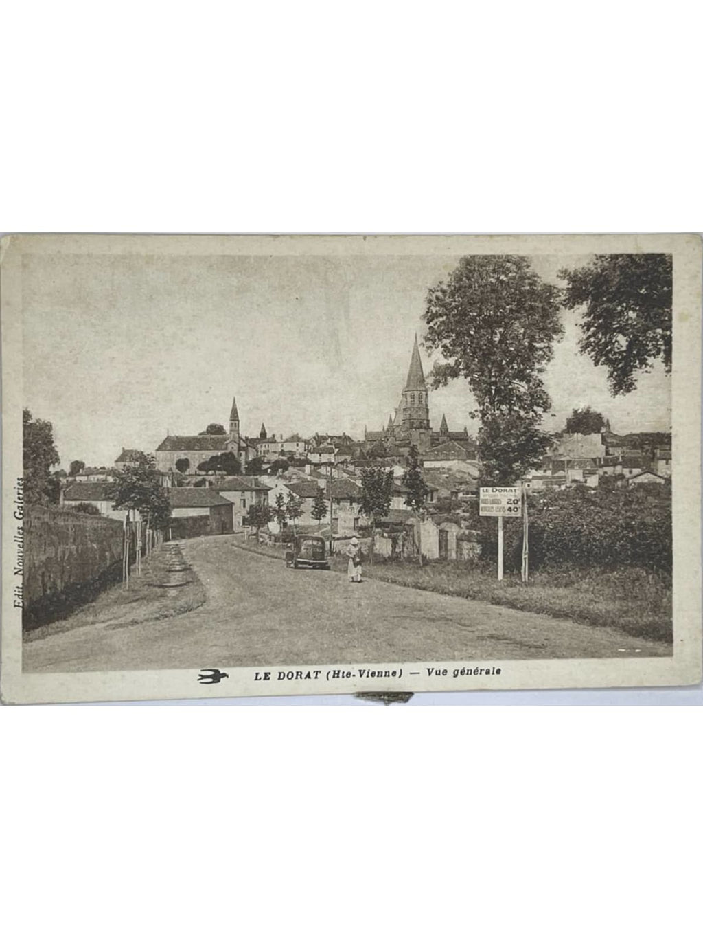 Recto de la carte postale