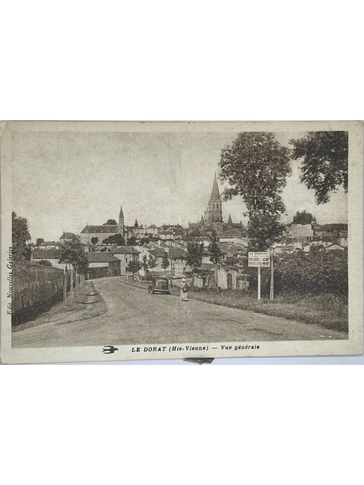 Recto de la carte postale