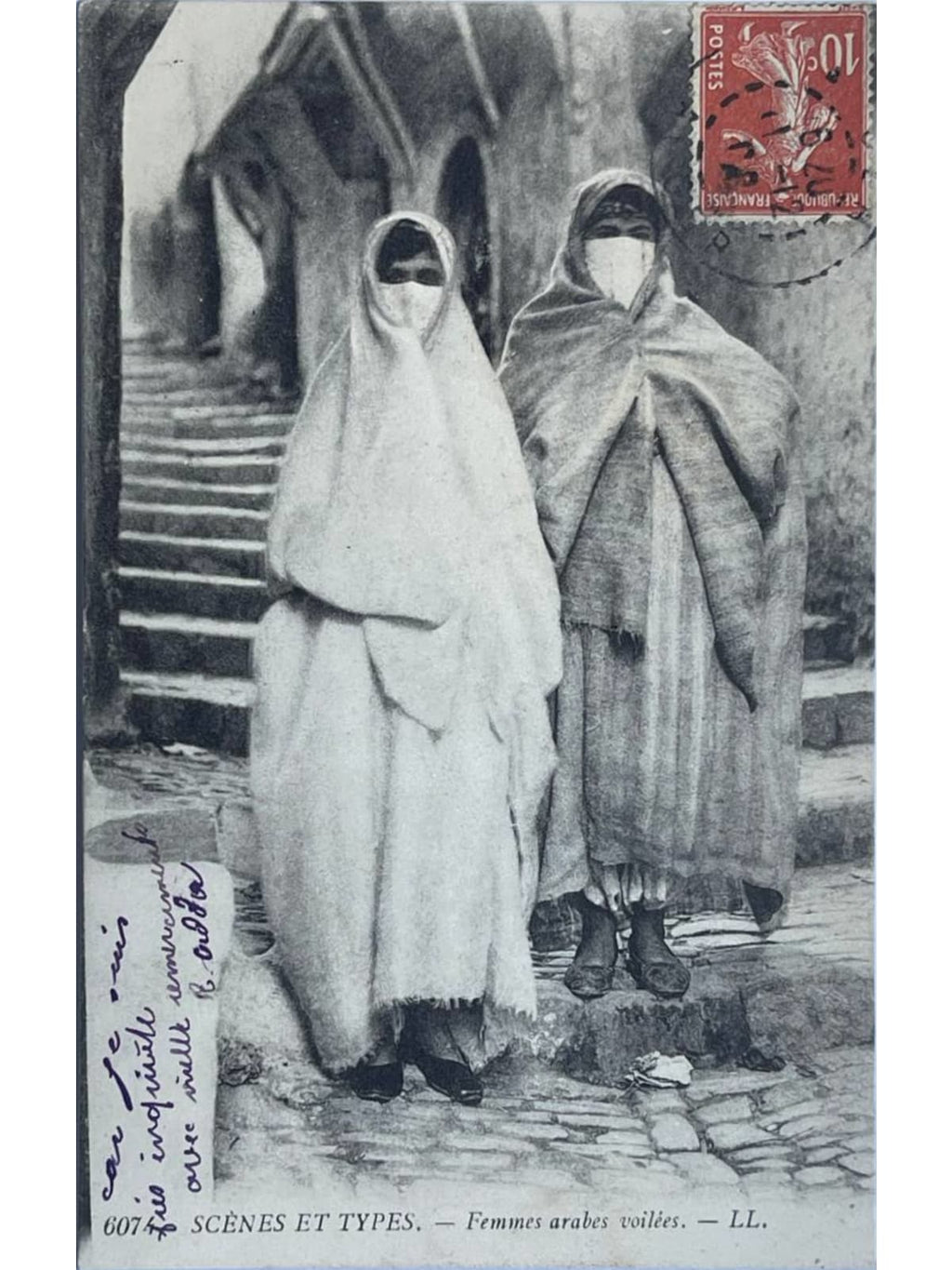 Recto de la carte postale