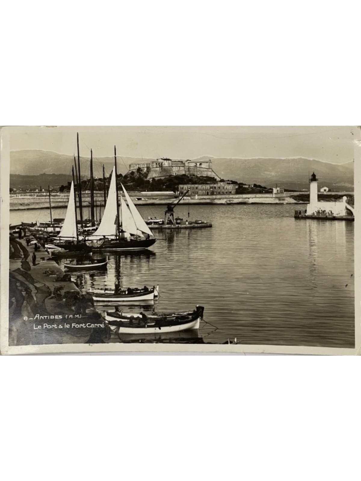 Recto de la carte postale