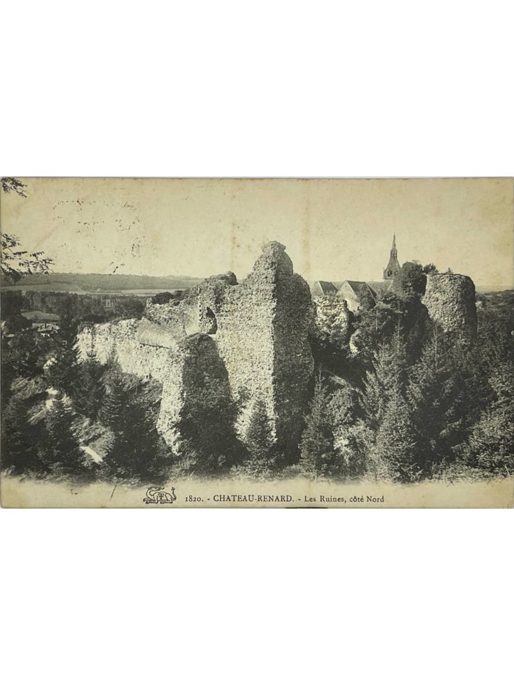 Recto de la carte postale