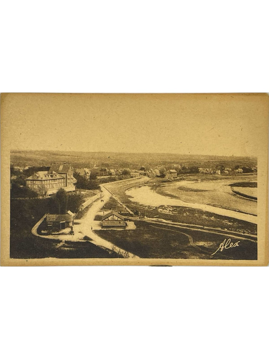 Recto de la carte postale