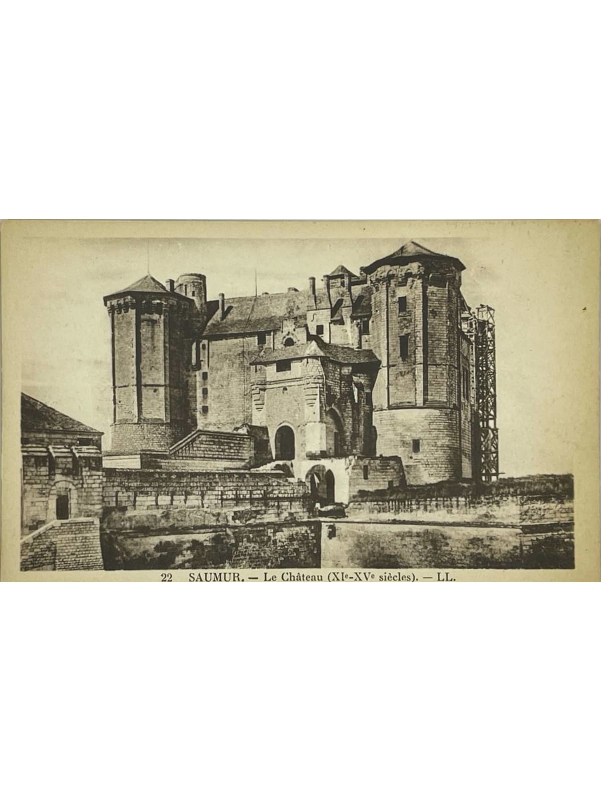 Recto de la carte postale
