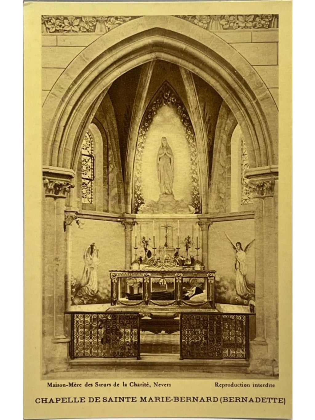 Recto de la carte postale