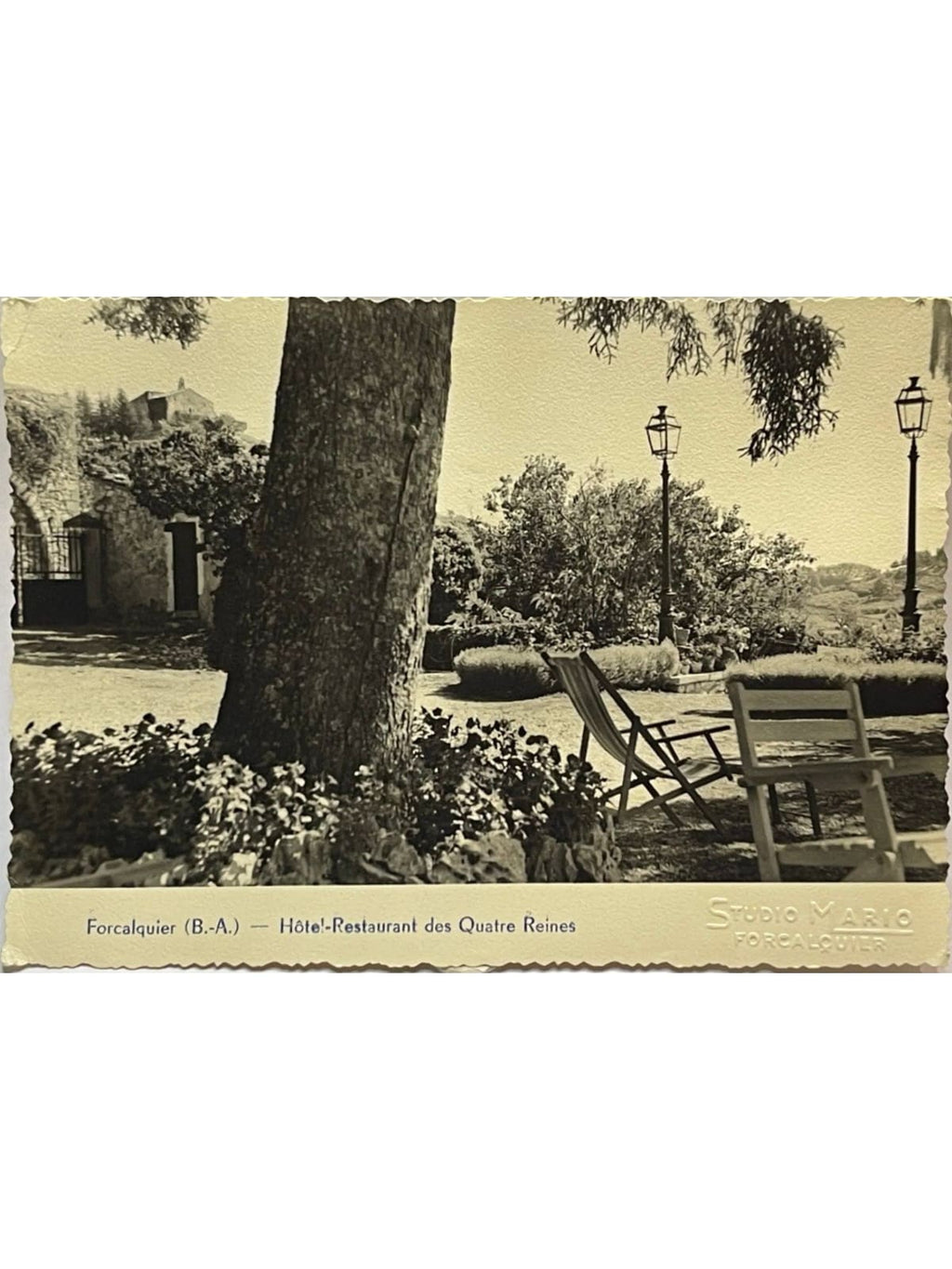 Recto de la carte postale