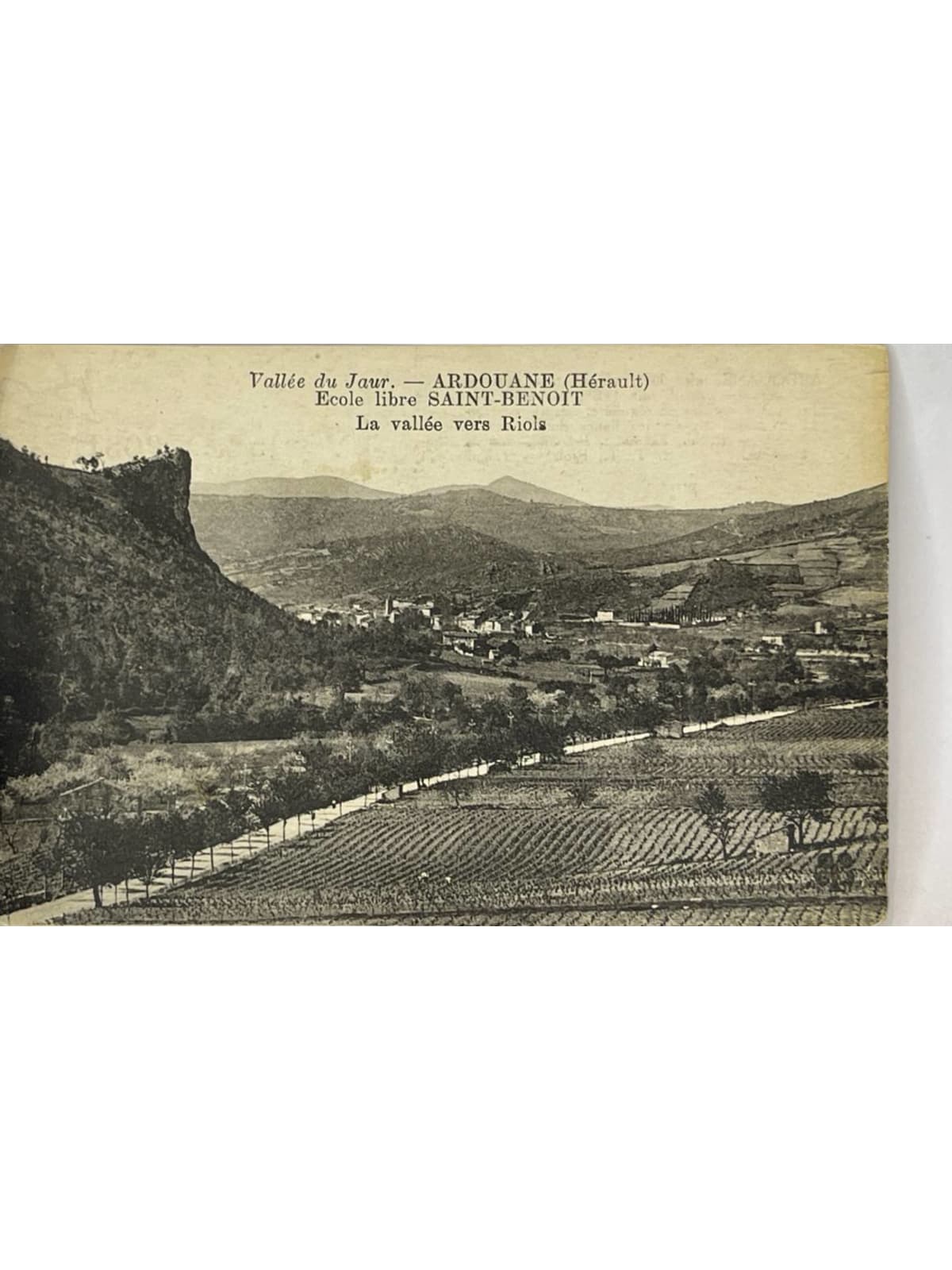 Recto de la carte postale
