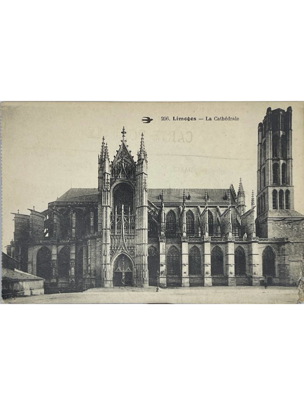 Recto de la carte postale