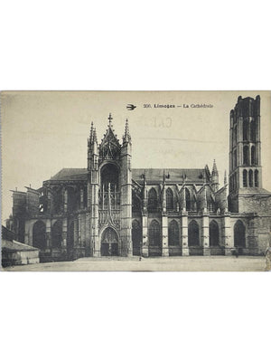 CPA Limoges – La cathédrale Saint-Étienne – n° 206