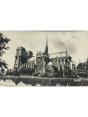 Carte postale – Paris – Notre-Dame et rosace sud – Éditions Chantal n° 90 – années 1950