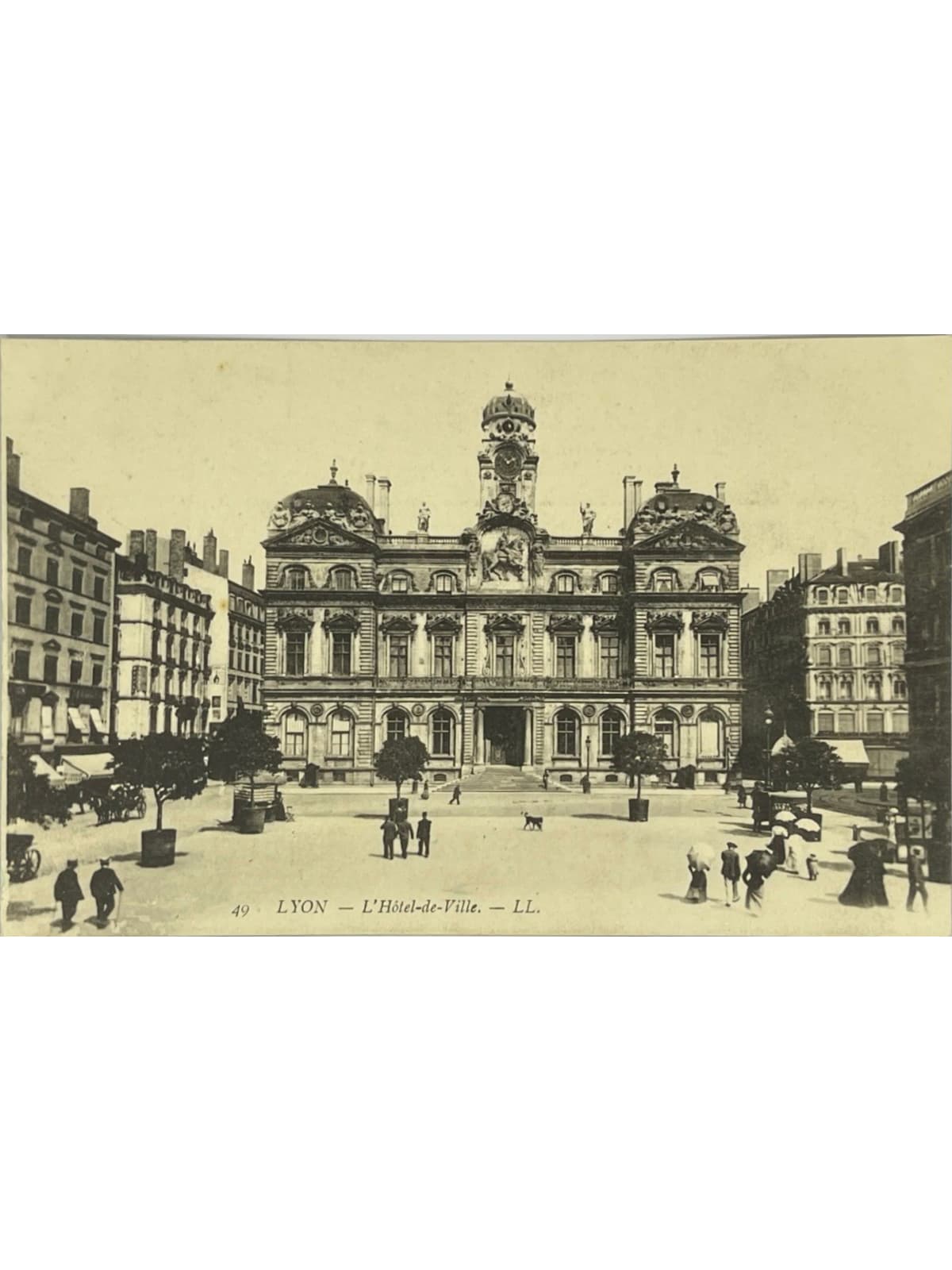 Recto de la carte postale