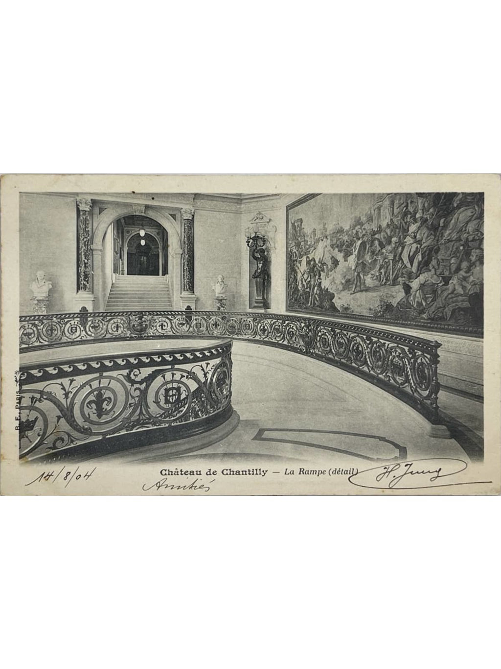 Recto de la carte postale