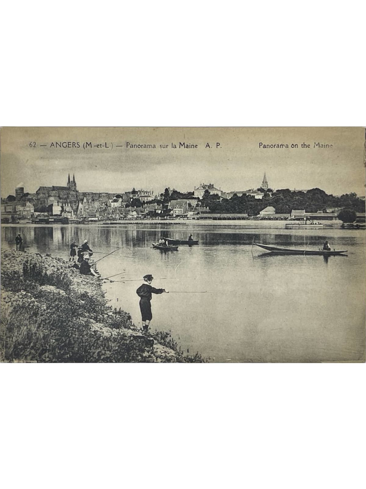 Recto de la carte postale