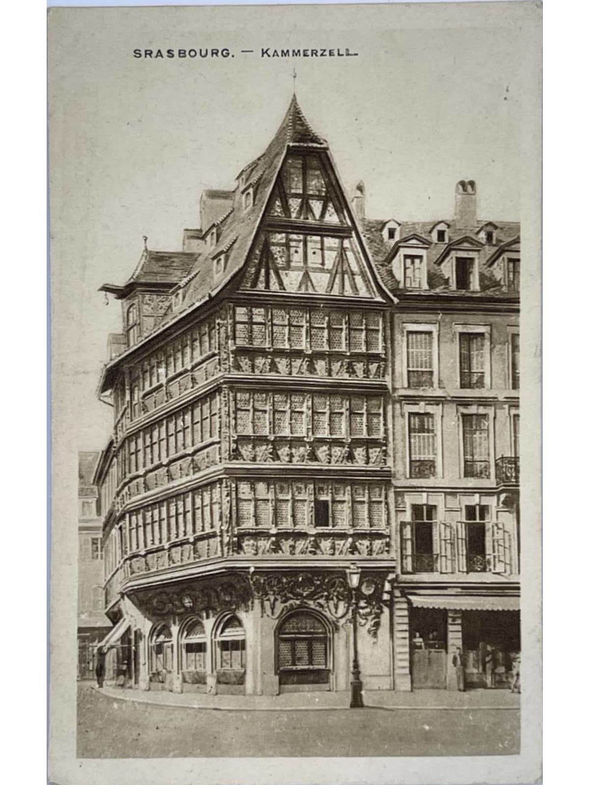 Recto de la carte postale