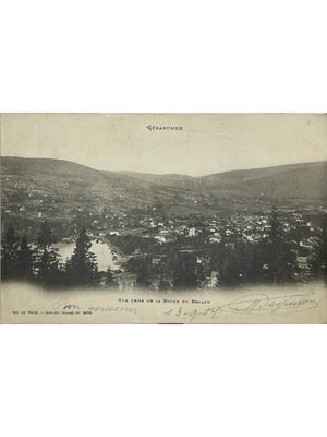 CPA Gérardmer – Vue prise de la Roche du Renard – Vosges – 1907