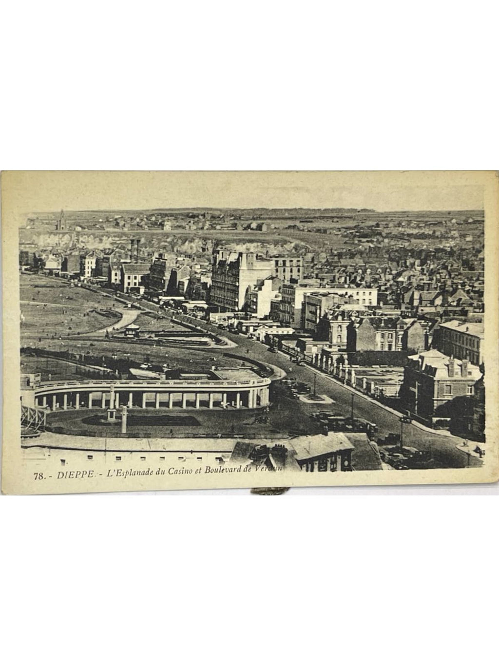 Recto de la carte postale