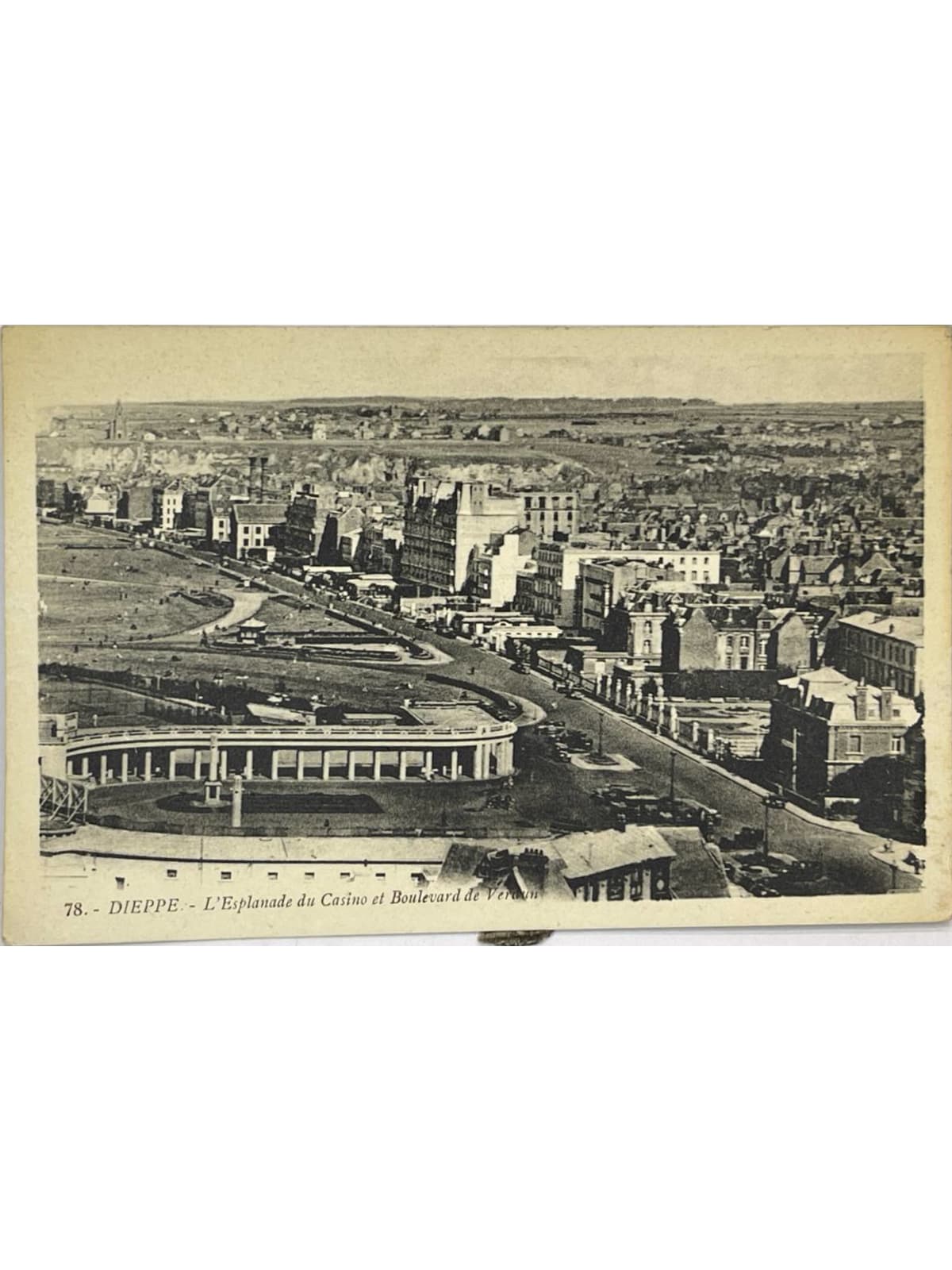 Recto de la carte postale