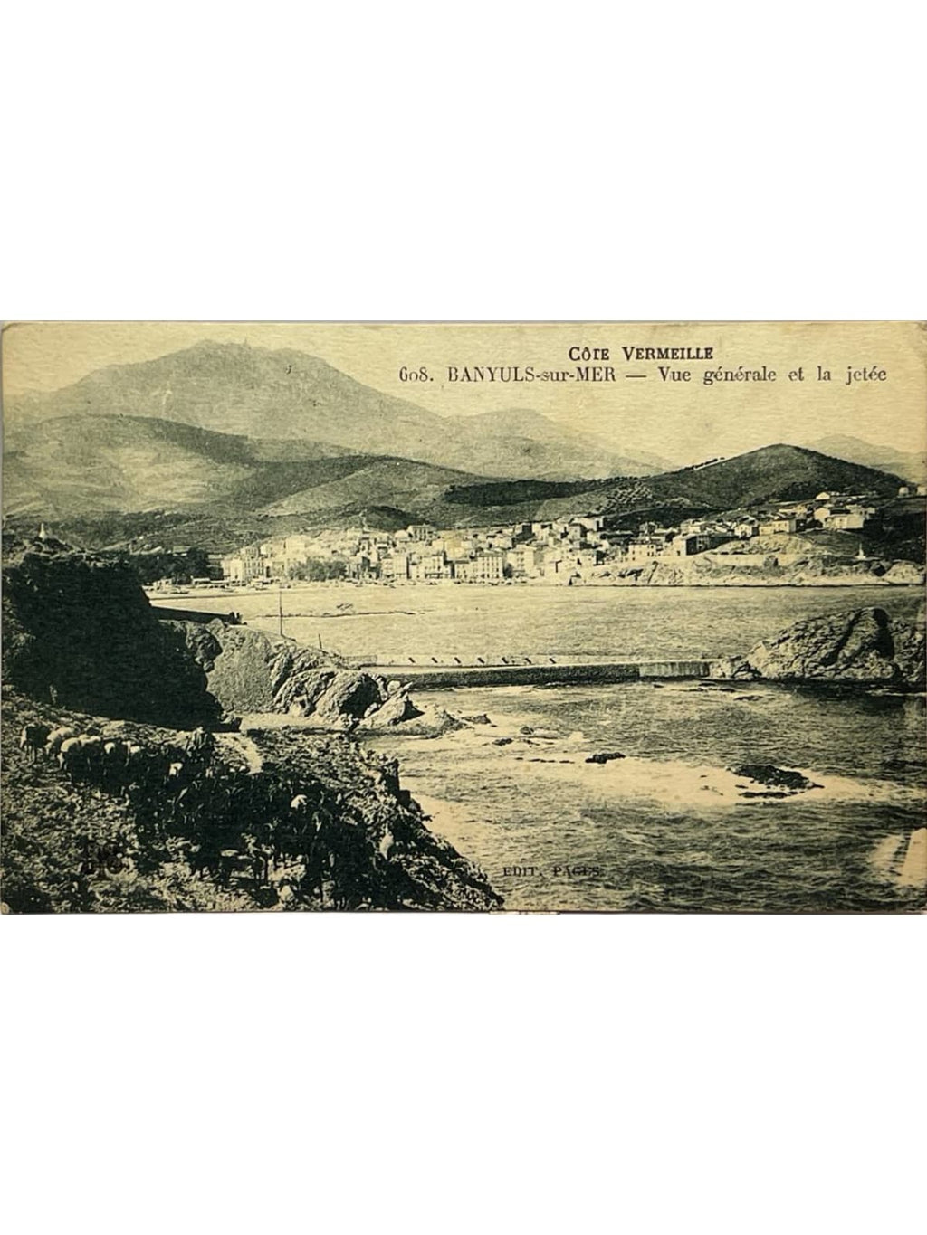 Recto de la carte postale