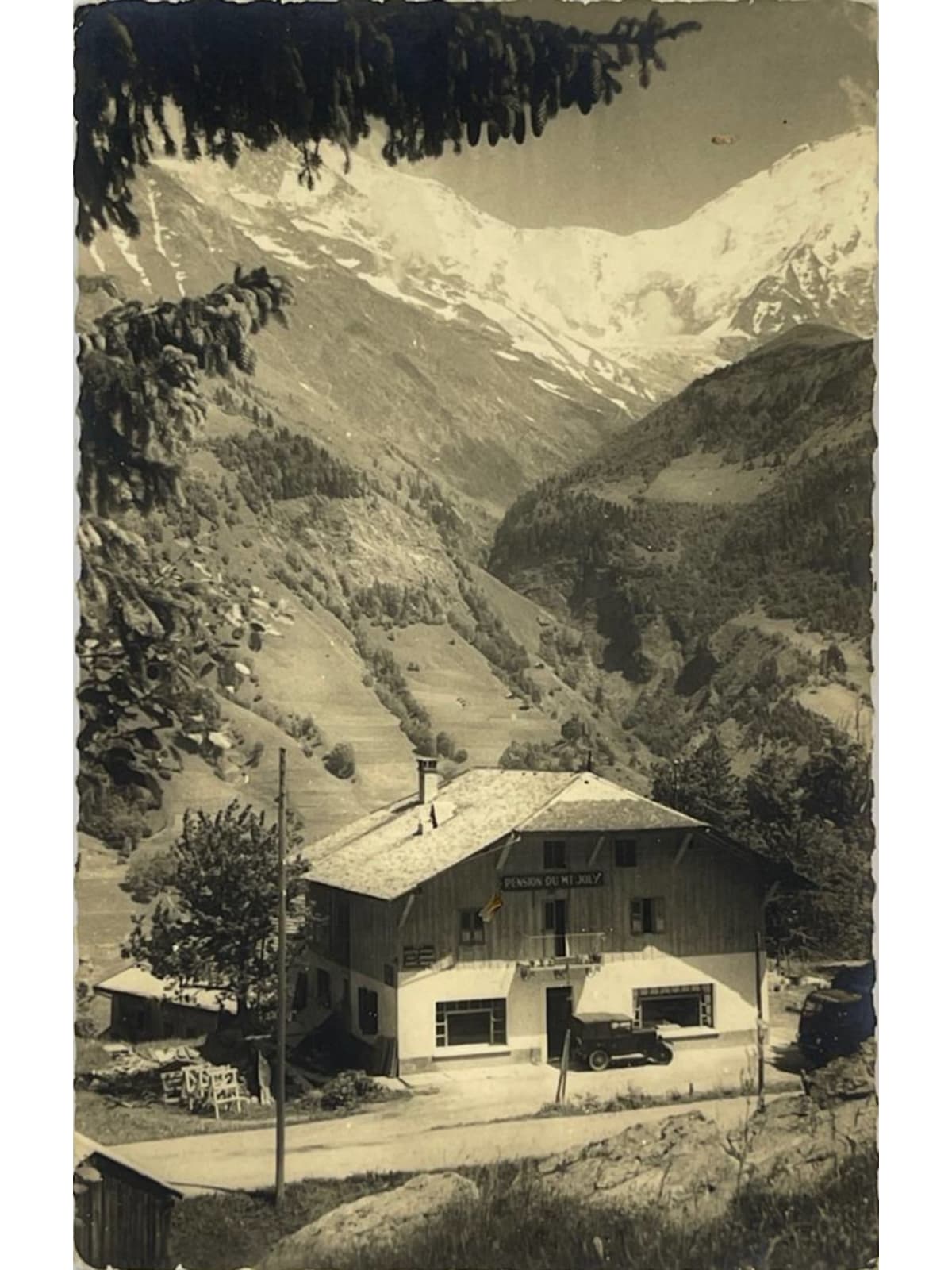 Recto de la carte postale