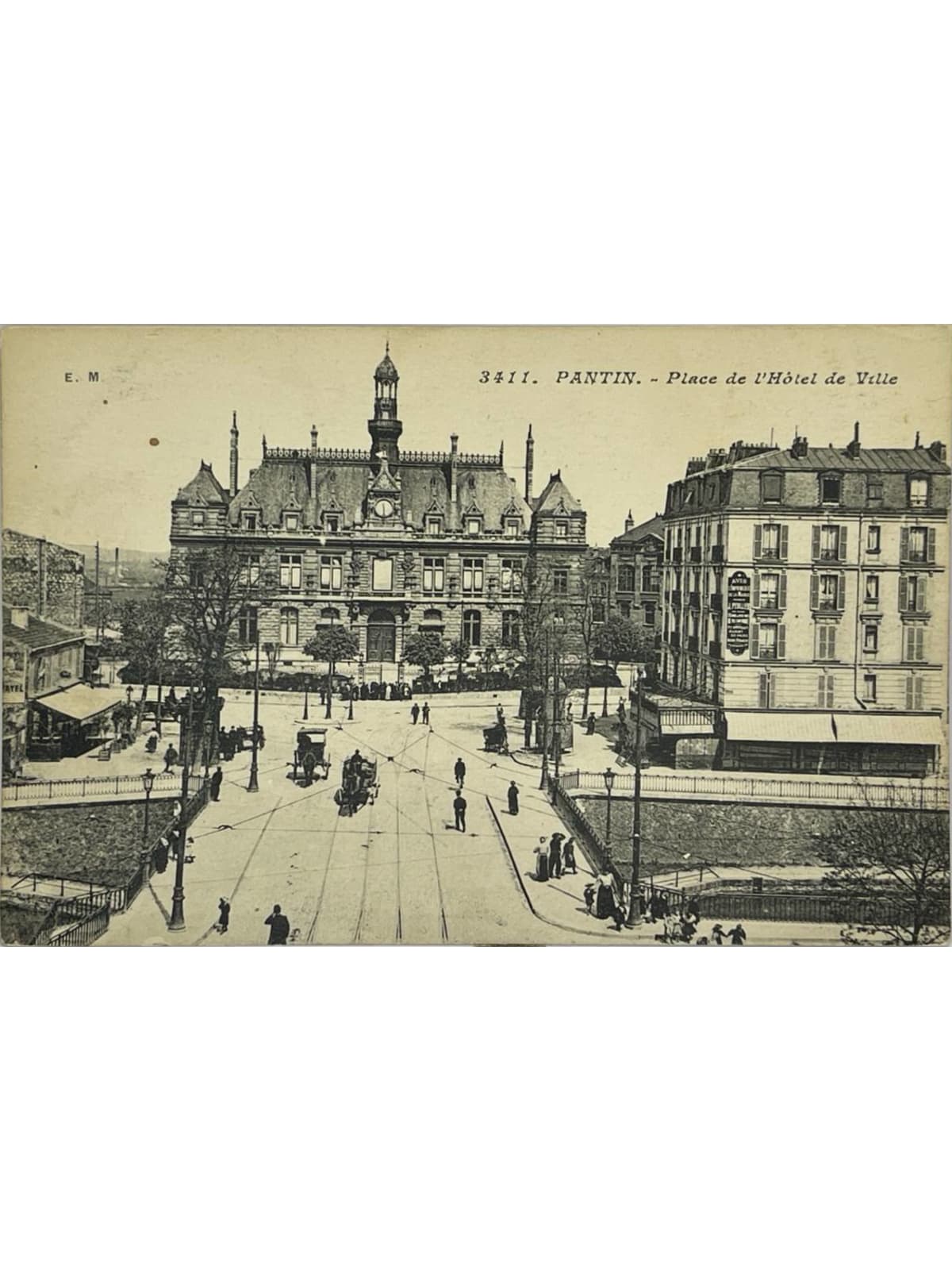 Recto de la carte postale
