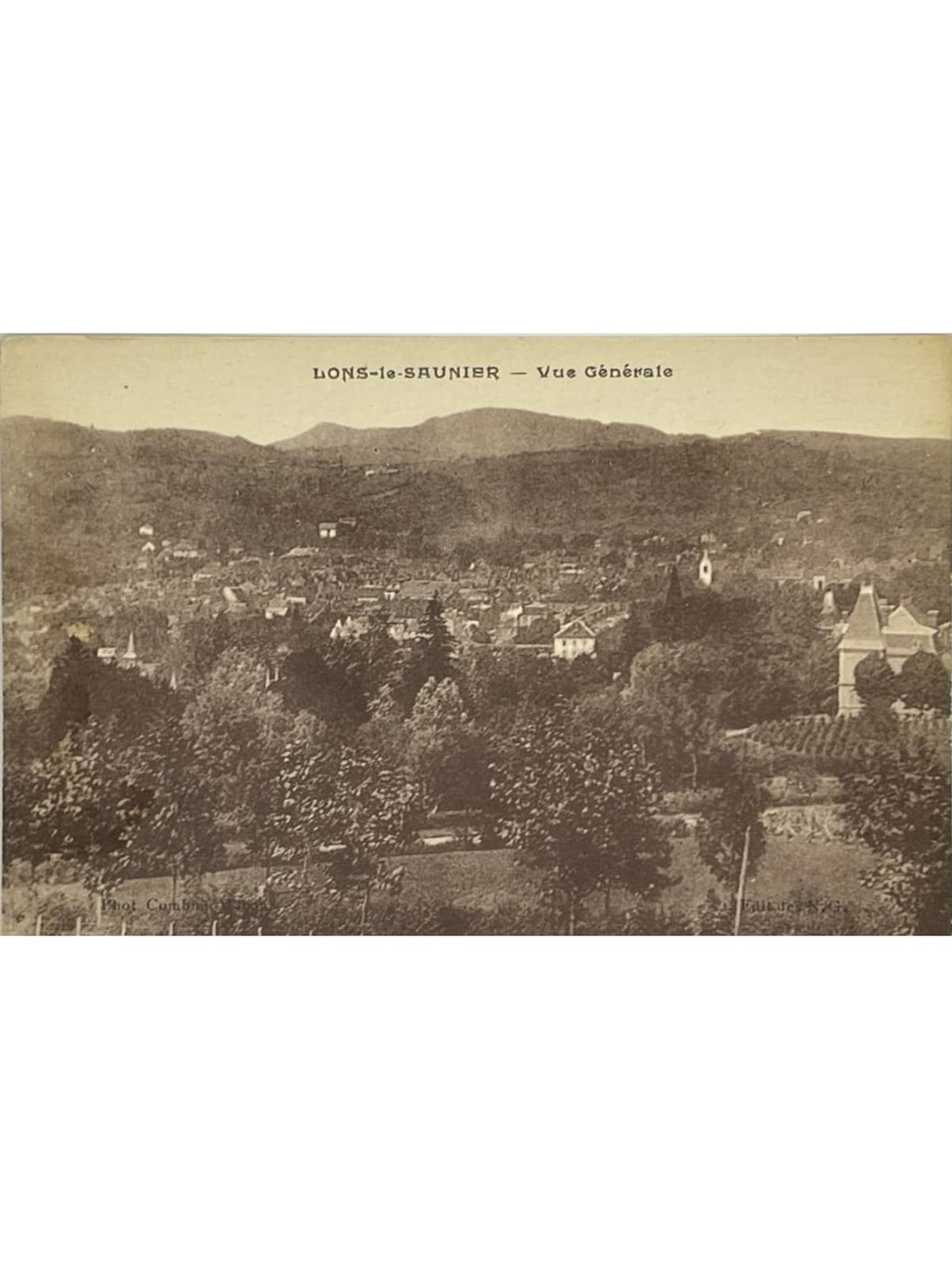 Recto de la carte postale