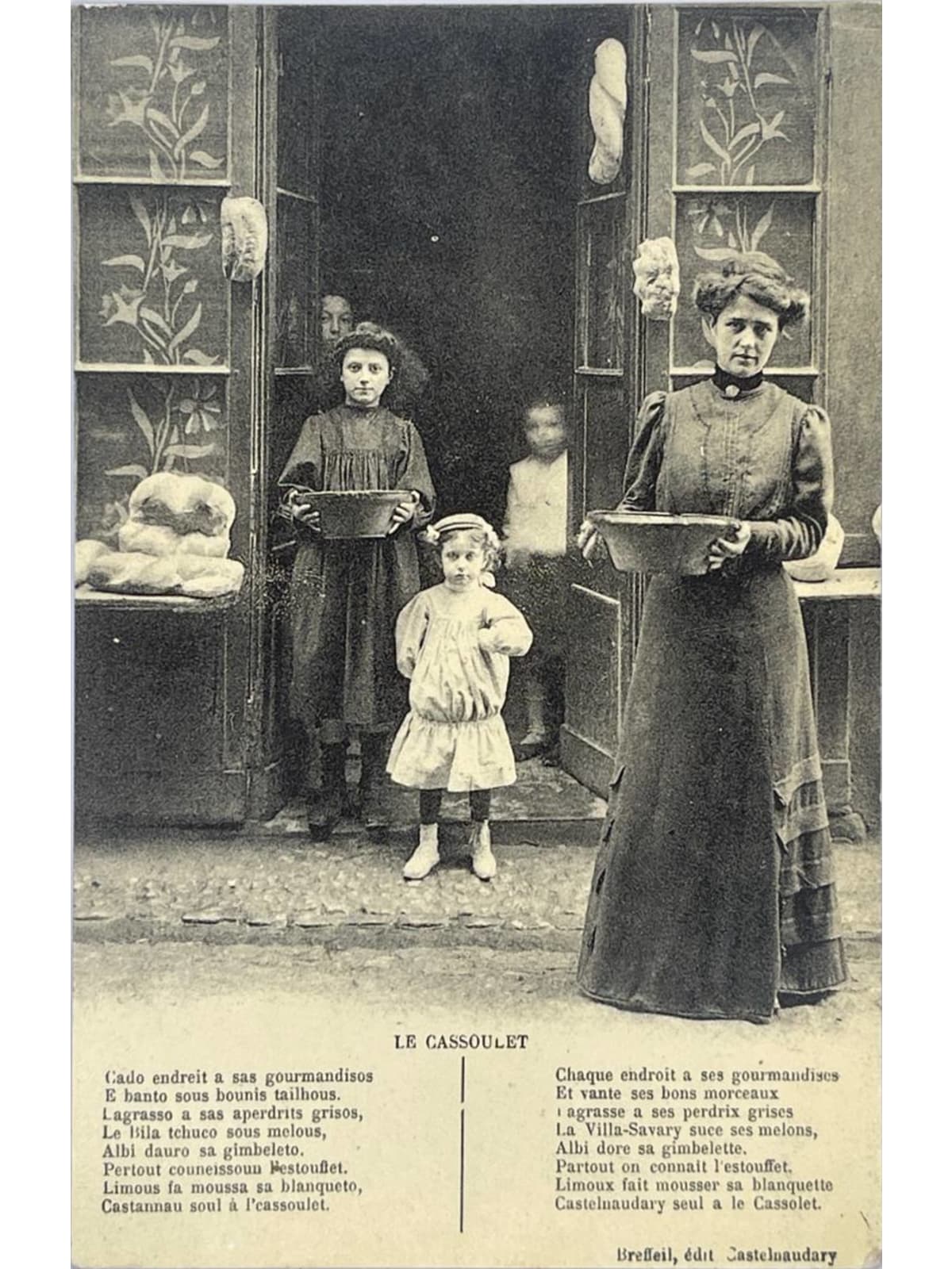 Recto de la carte postale