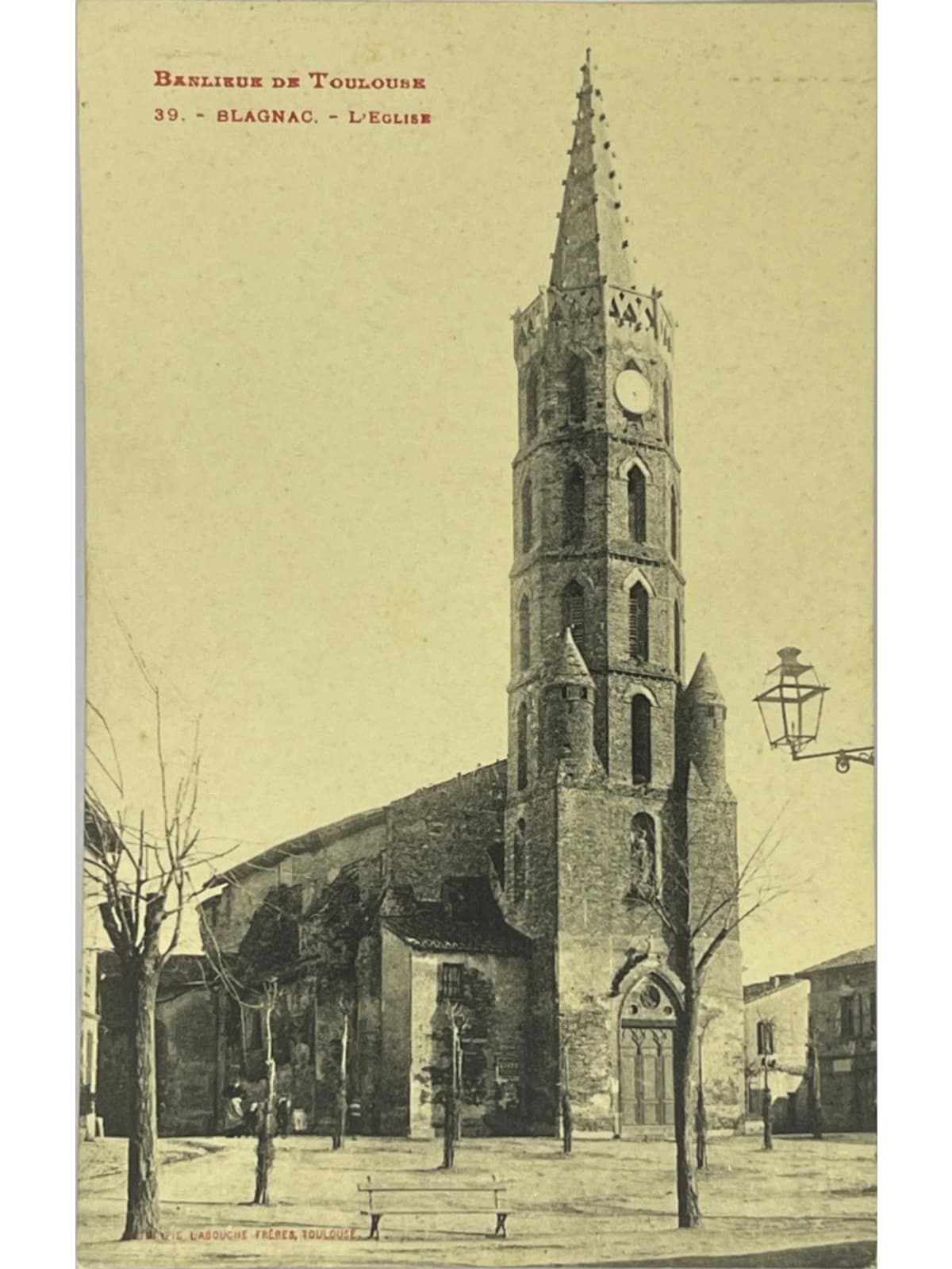 Recto de la carte postale
