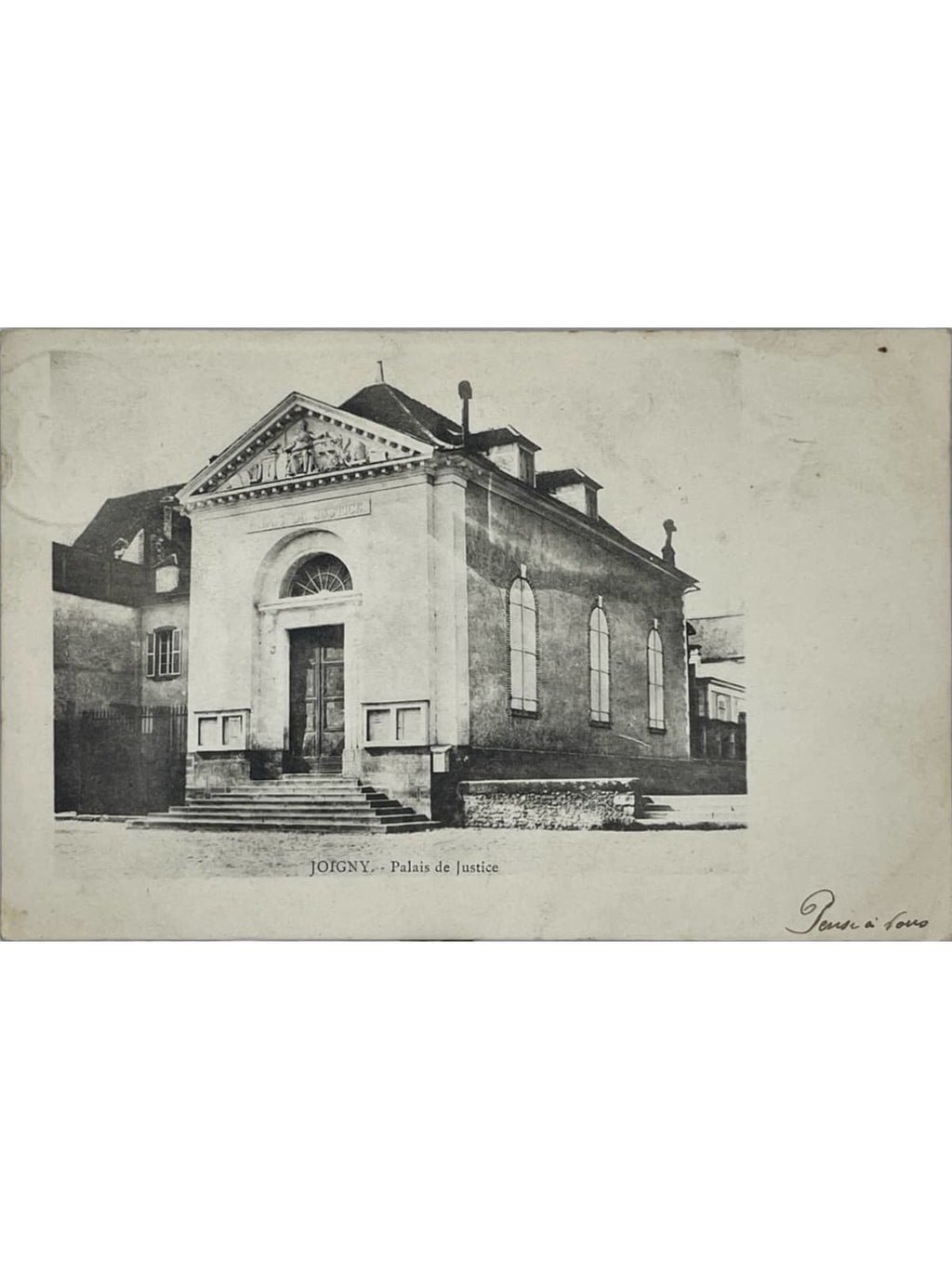Recto de la carte postale