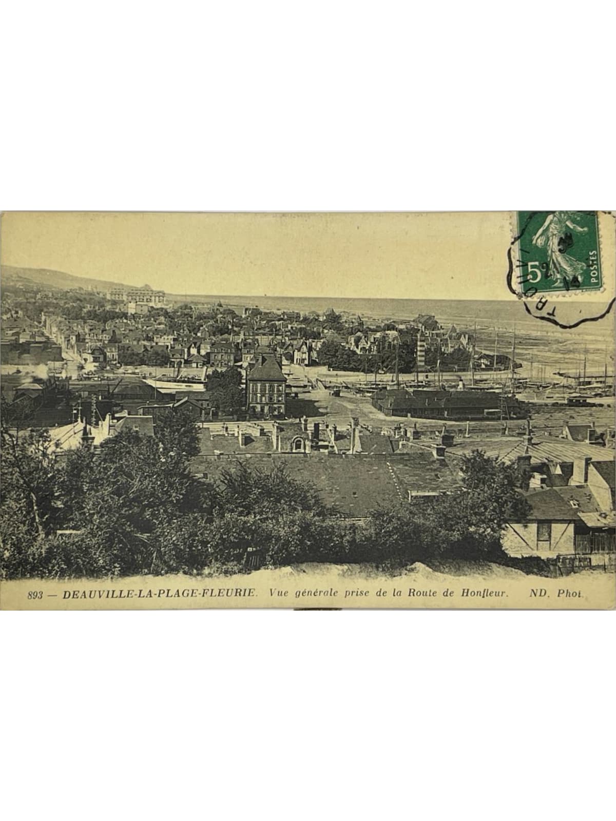 Recto de la carte postale