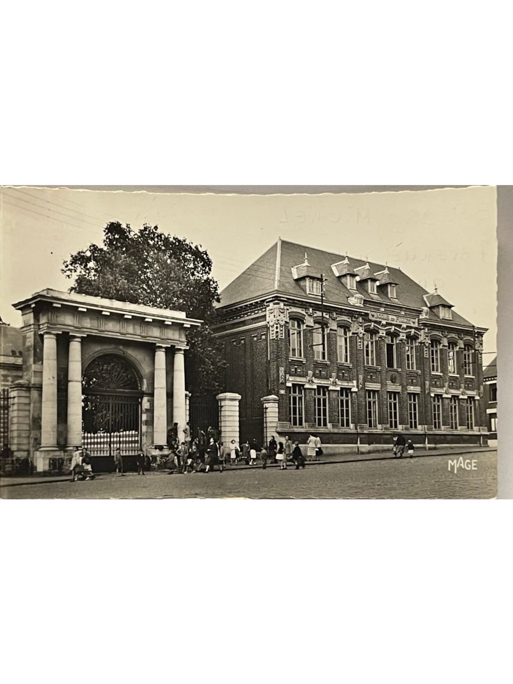 Recto de la carte postale