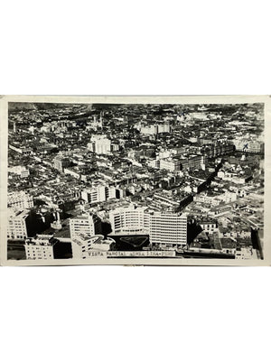 Carte postale – Lima au Pérou – Vue aérienne partielle du centre-ville – Années 1950-1960