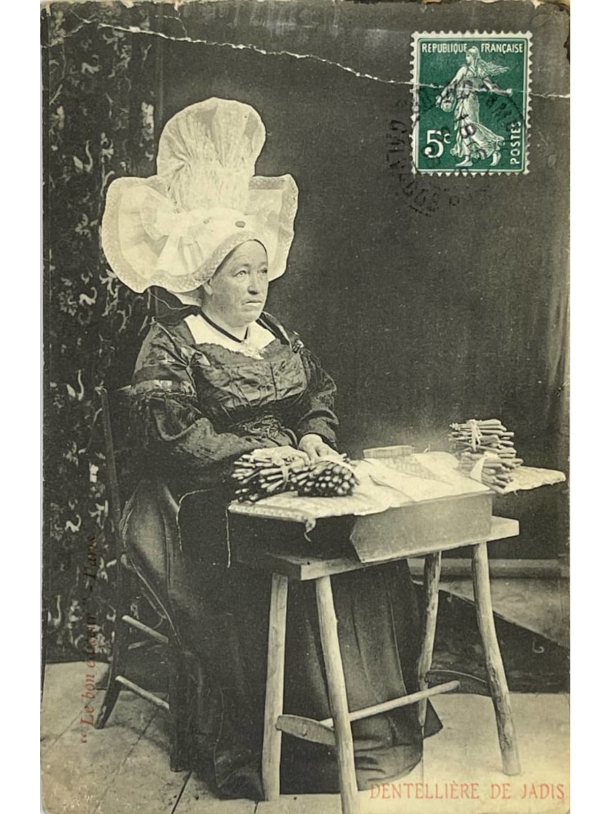 Recto de la carte postale