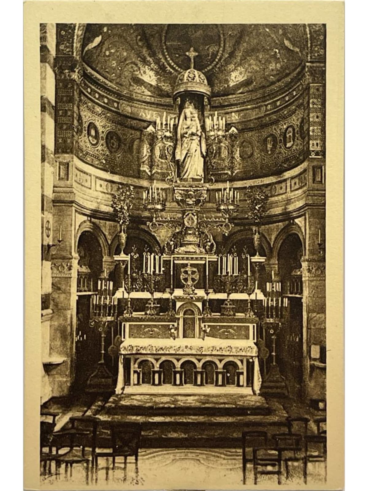 Recto de la carte postale