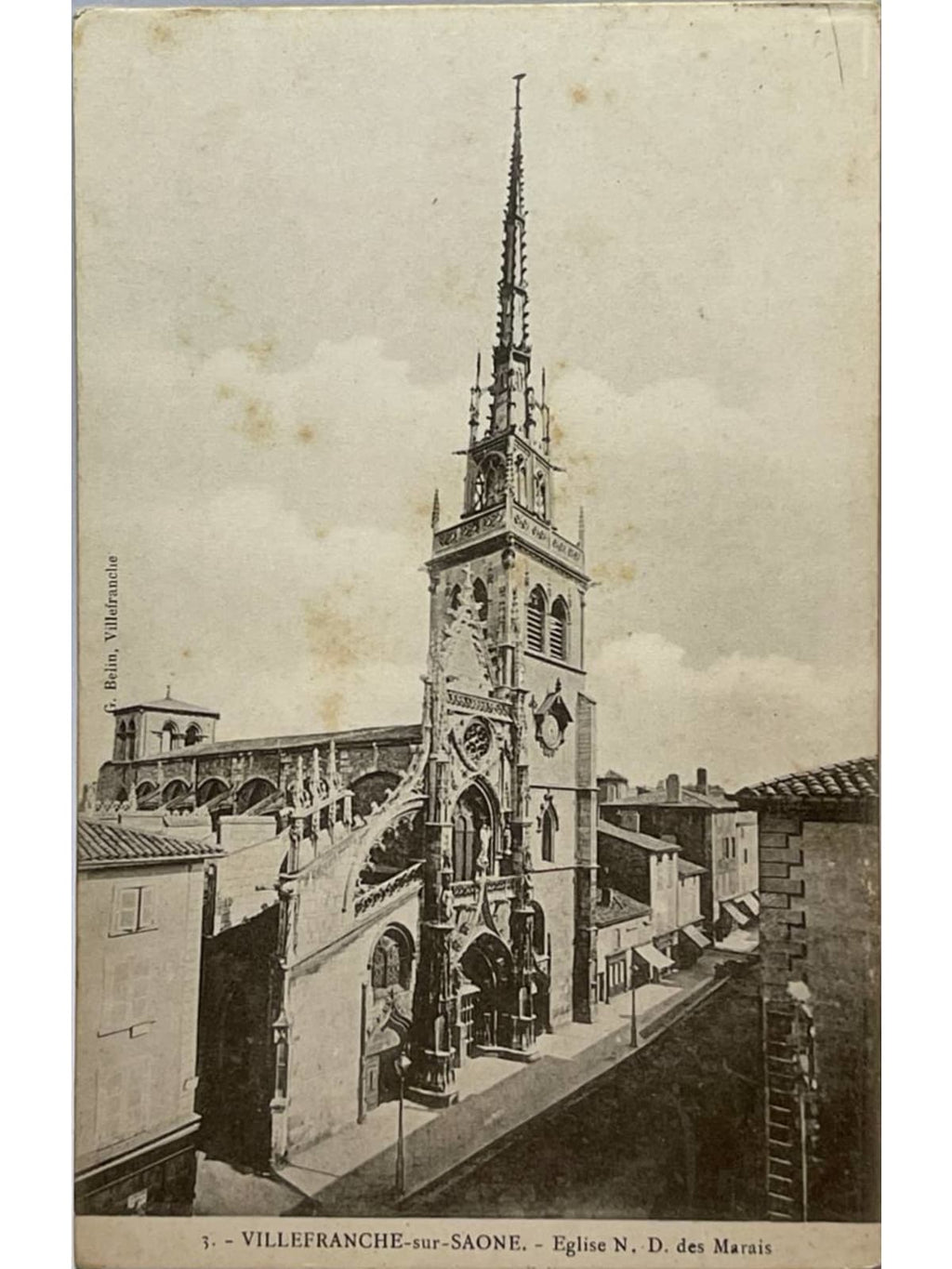 Recto de la carte postale