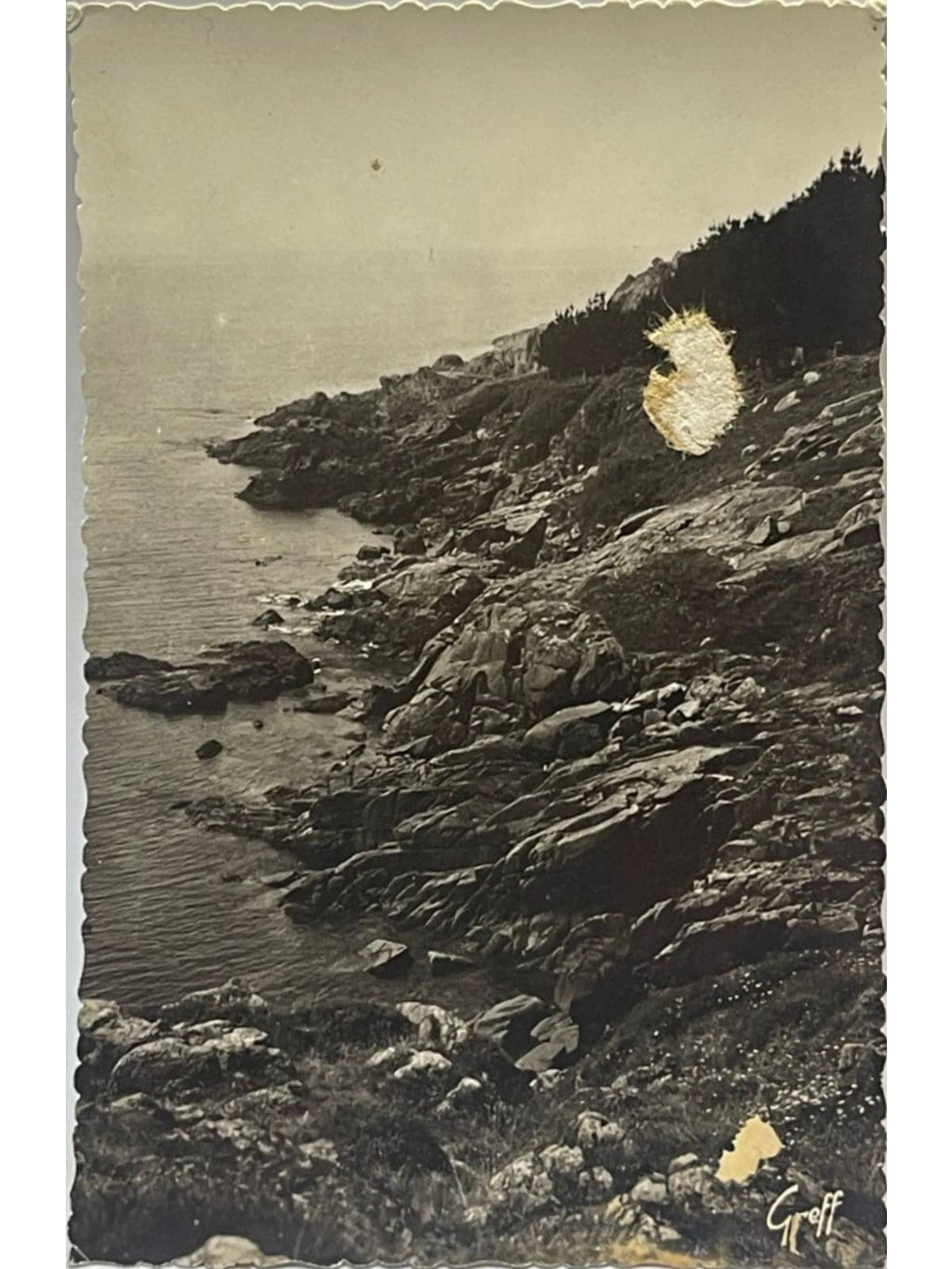 Recto de la carte postale